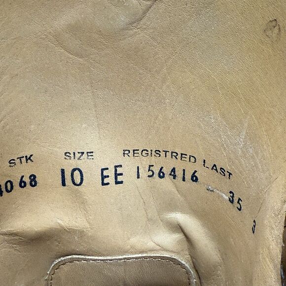 Corral A4068 Cowboy Roper Boots Mens 10 EE Brown Cow Leather Mid Calf Western - Picture 12 of 15